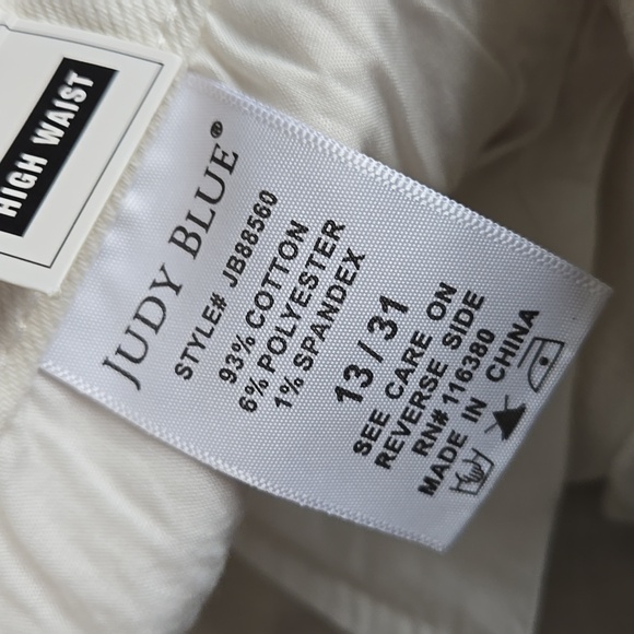 Judy Blue High Waist Flare American Flag Jeans, Jr Women's 13/31, New With Tags - Picture 10 of 13